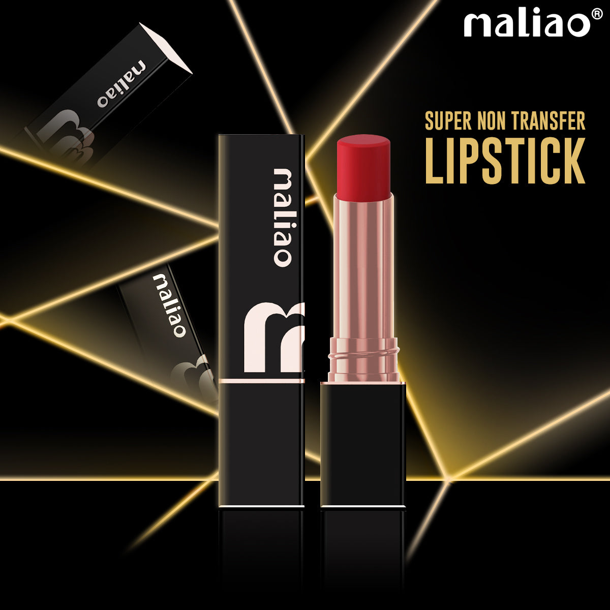 Maliao Super Non-Transfer Lipstick - Long-Lasting Matte Finish, Smudge-Proof Formula